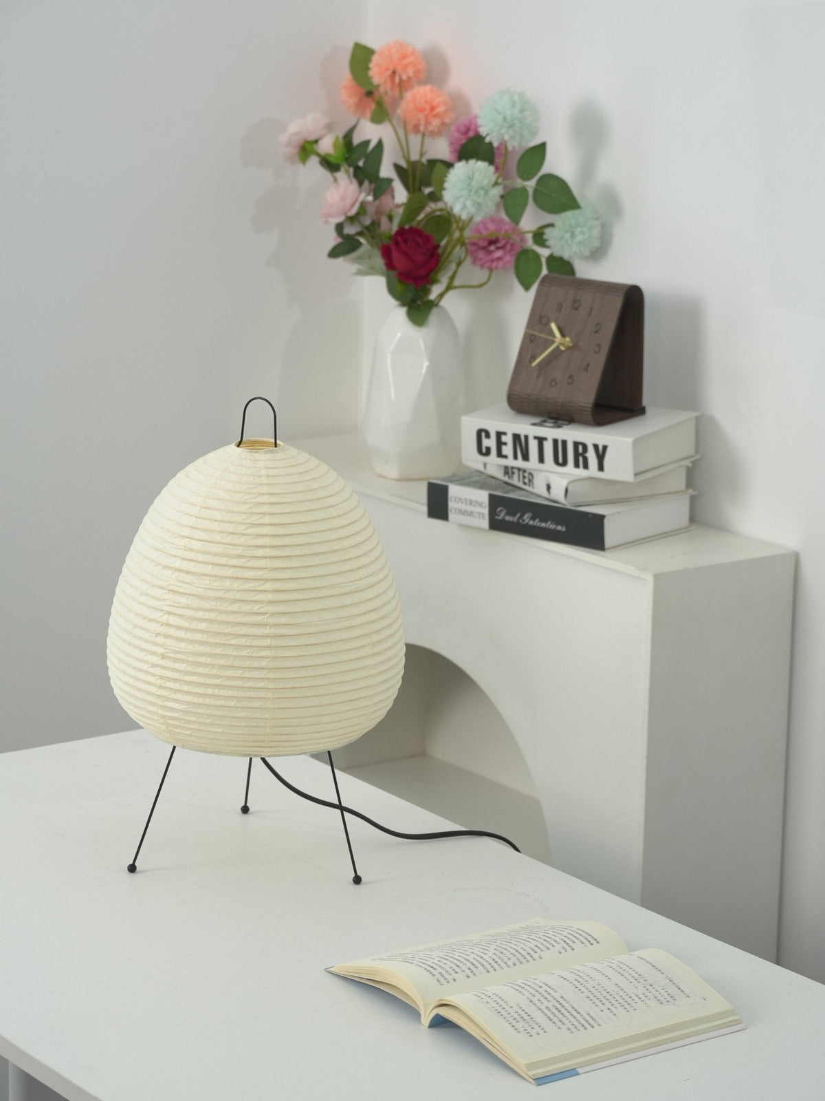 Paper Table Lamp with Soft Glow-Lighting > Table Lamps-casanuva-casanuva