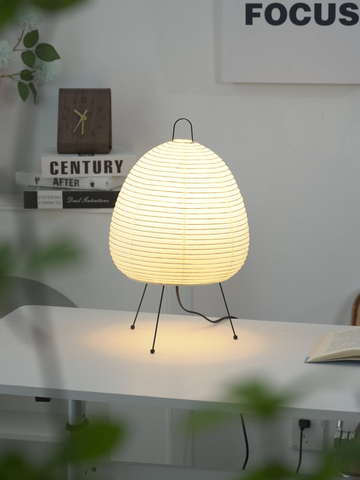 Paper Table Lamp with Soft Glow-Lighting > Table Lamps-casanuva-casanuva