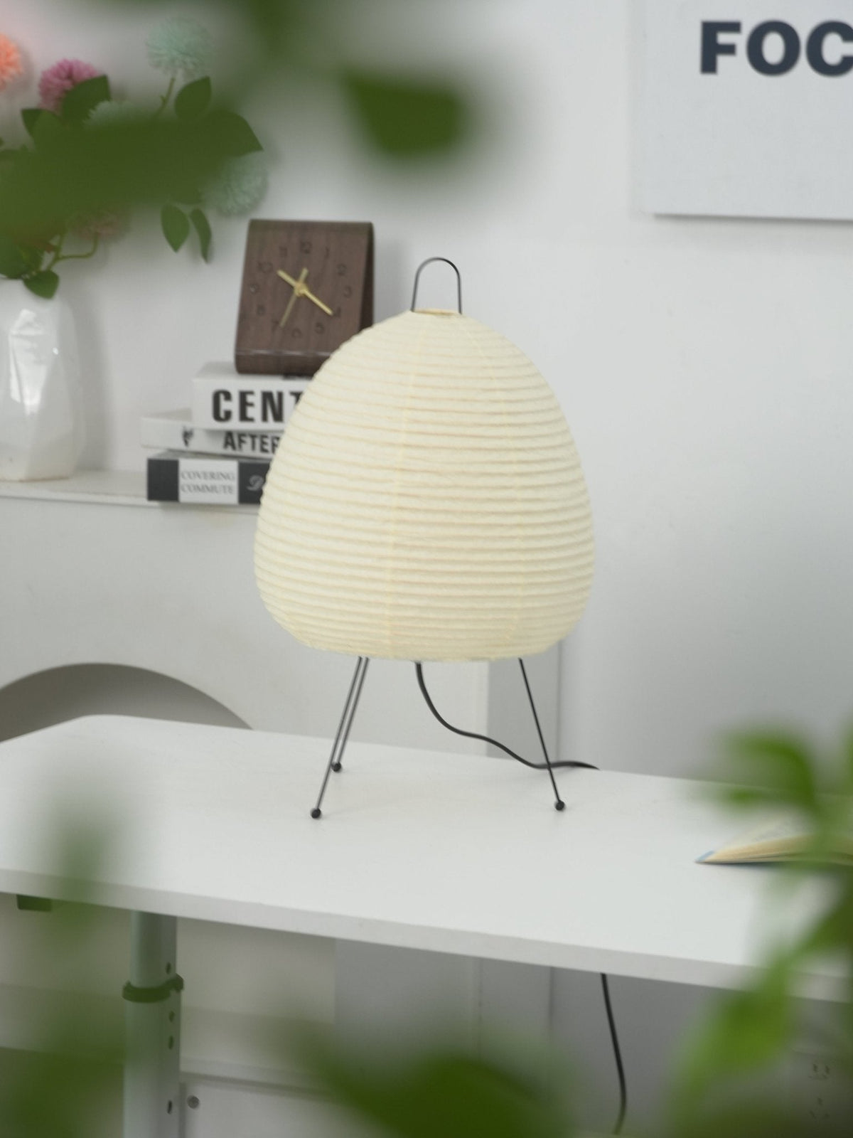 Paper Table Lamp with Soft Glow-Lighting > Table Lamps-casanuva-casanuva
