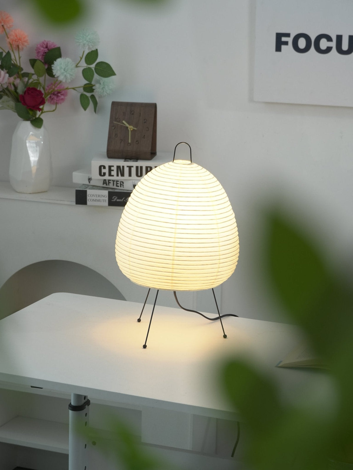 Paper Table Lamp with Soft Glow-Lighting > Table Lamps-casanuva-casanuva