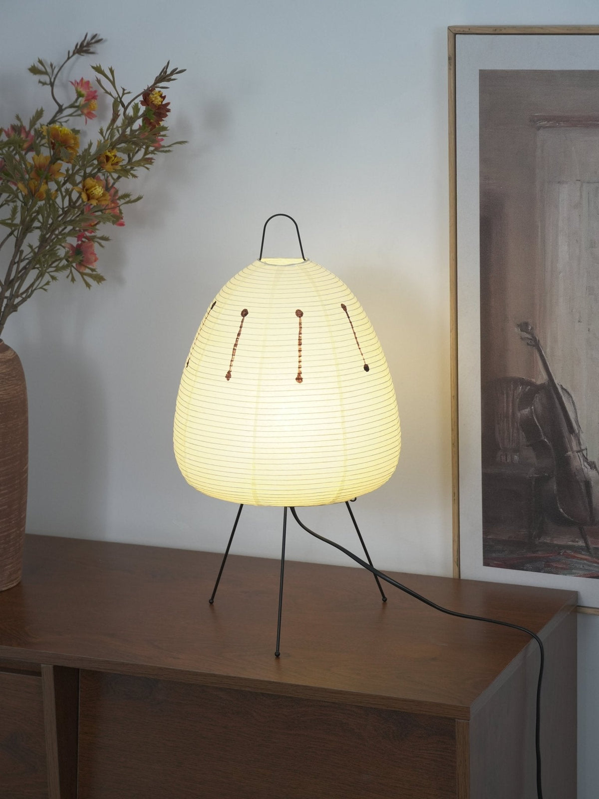 Paper Table Lamp with Soft Glow-Lighting > Table Lamps-casanuva-casanuva