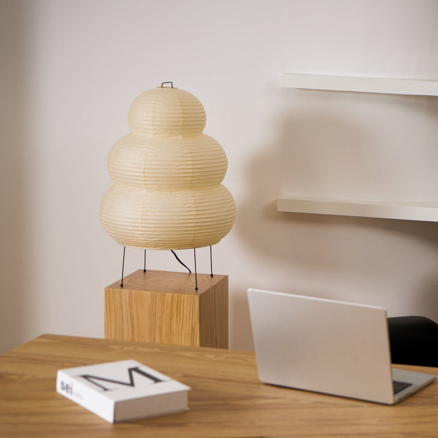 Paper Table Lamp with Soft Glow-Lighting > Table Lamps-casanuva-casanuva