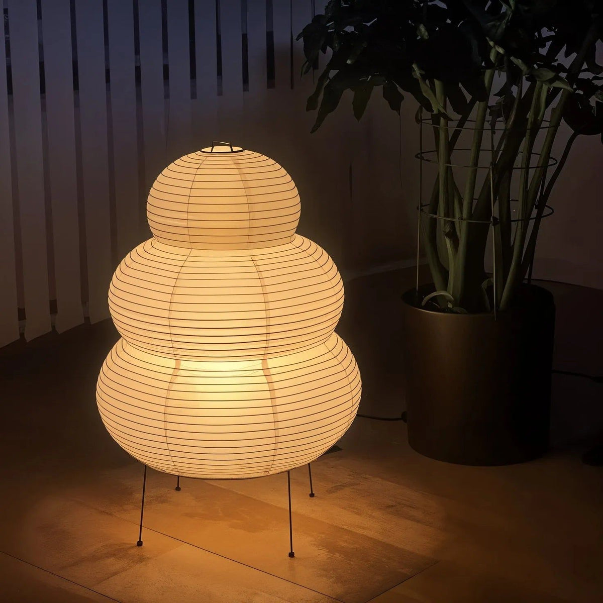 Paper Table Lamp with Soft Glow-Lighting > Table Lamps-casanuva-casanuva