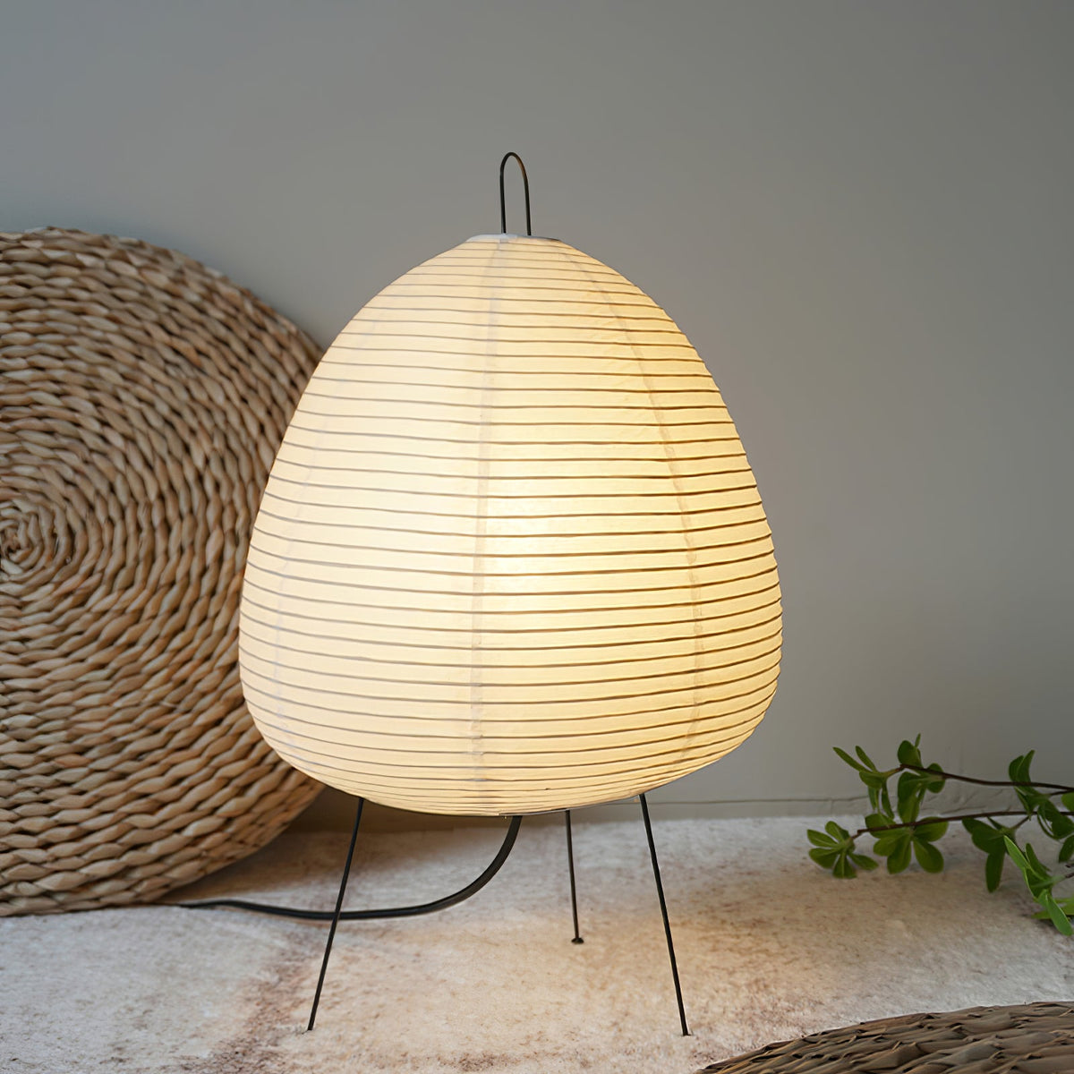 Paper Table Lamp with Soft Glow-Lighting > Table Lamps-casanuva-casanuva