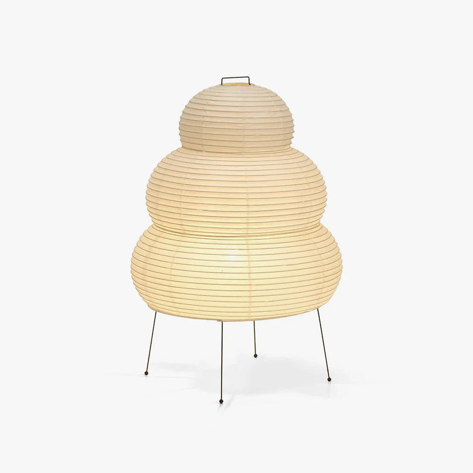 Paper Table Lamp with Soft Glow-Lighting > Table Lamps-casanuva-26cmx37cm-White-US Plug-casanuva