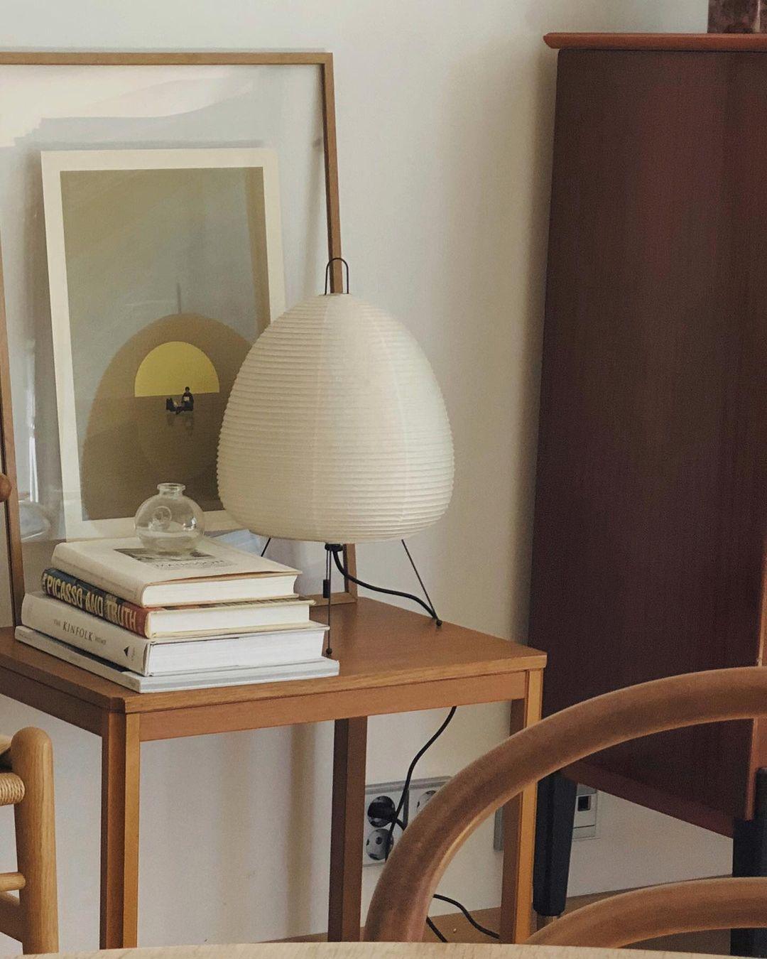 Paper Table Lamp with Soft Glow-Lighting > Table Lamps-casanuva-casanuva