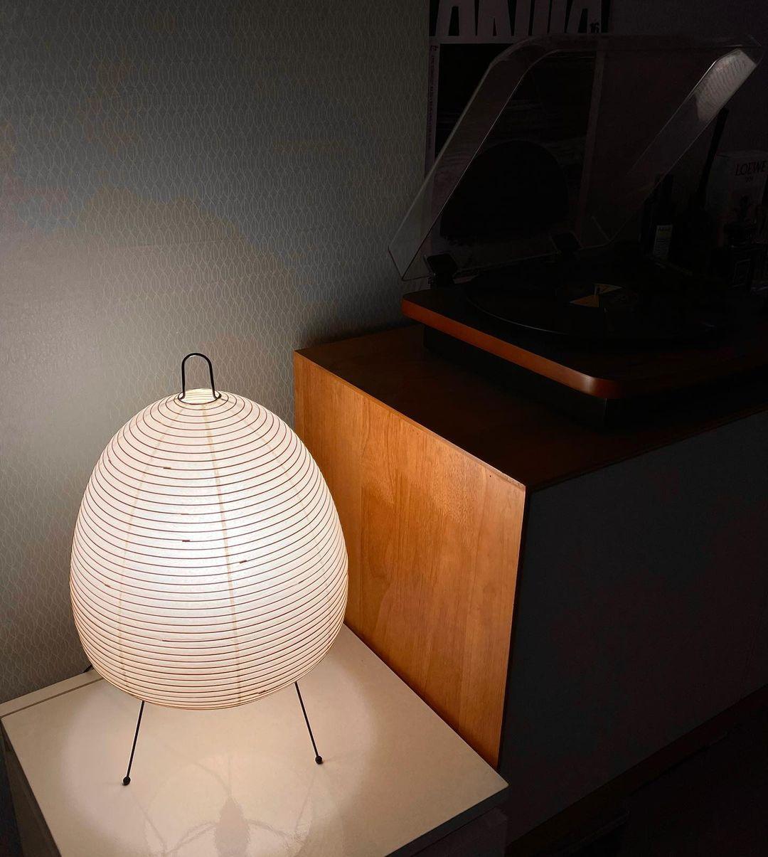 Paper Table Lamp with Soft Glow-Lighting > Table Lamps-casanuva-casanuva