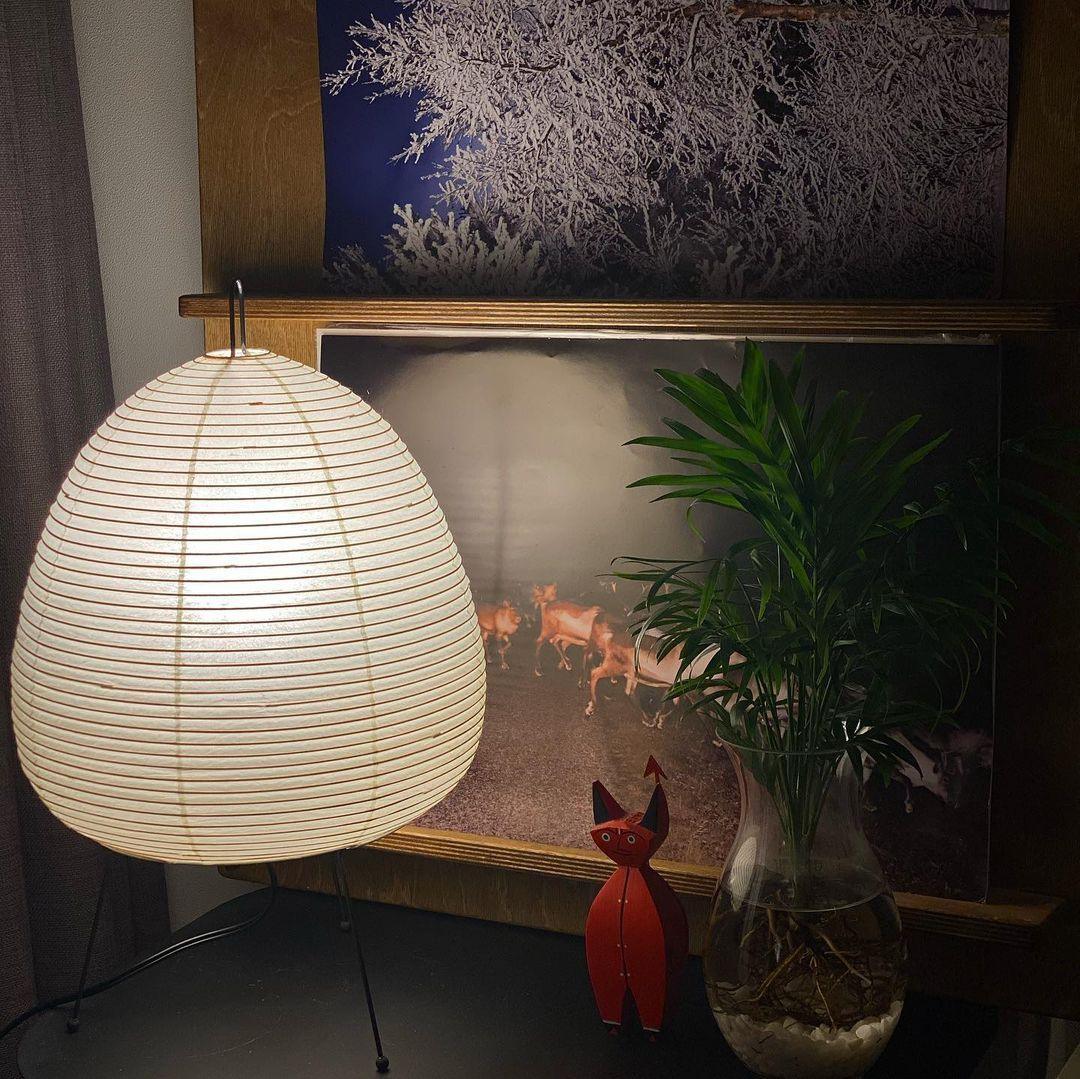 Paper Table Lamp with Soft Glow-Lighting > Table Lamps-casanuva-casanuva