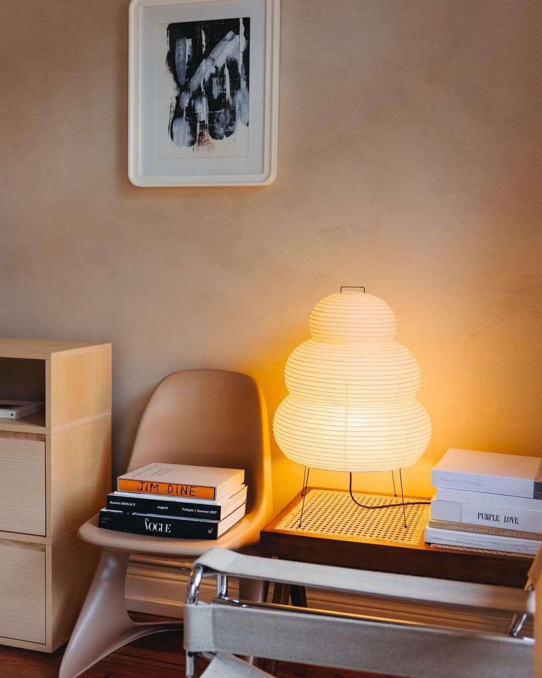 Paper Table Lamp with Soft Glow-Lighting > Table Lamps-casanuva-casanuva