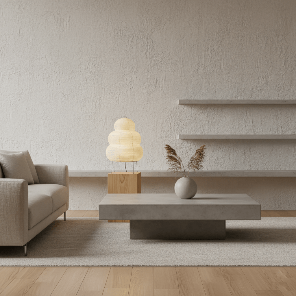 Paper Table Lamp with Soft Glow-Lighting > Table Lamps-casanuva-casanuva