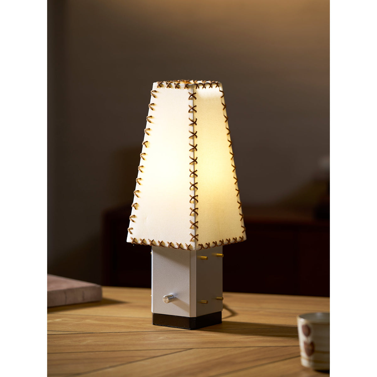 Parchment Table Lamp with Warm Glow-Lighting > Table Lamps-casanuva-casanuva