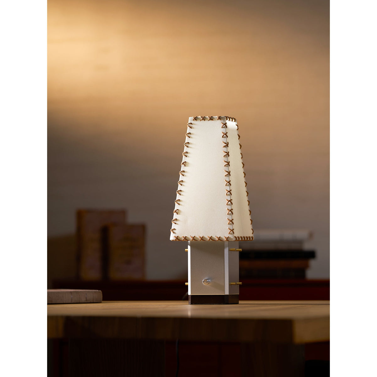 Parchment Table Lamp with Warm Glow-Lighting > Table Lamps-casanuva-casanuva