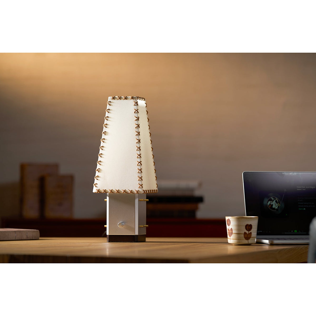 Parchment Table Lamp with Warm Glow-Lighting > Table Lamps-casanuva-casanuva