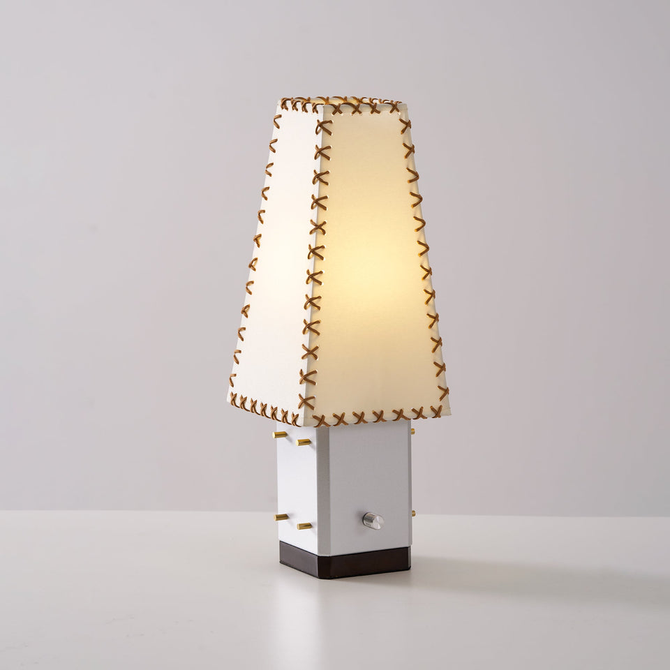 Parchment Table Lamp with Warm Glow-Lighting > Table Lamps-casanuva-casanuva