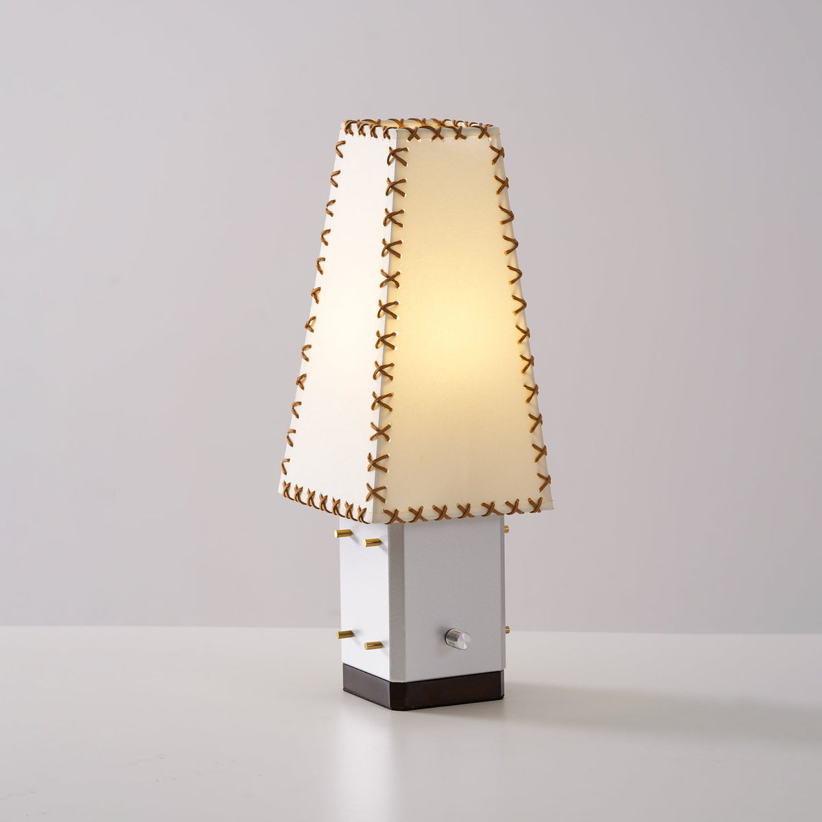 Parchment Table Lamp with Warm Glow-Lighting > Table Lamps-casanuva-casanuva