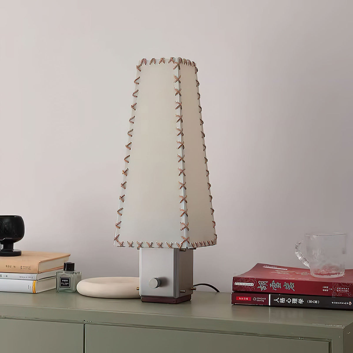 Parchment Table Lamp with Warm Glow-Lighting > Table Lamps-casanuva-casanuva