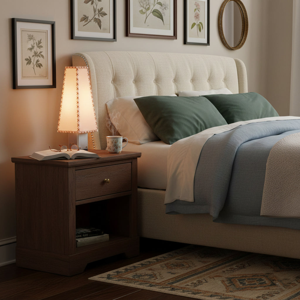 Parchment Table Lamp with Warm Glow-Lighting > Table Lamps-casanuva-casanuva