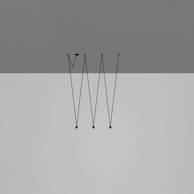 Pendant Lamp Collection-Lighting > Pendant Lights-casanuva-3 heads 5cmx6cm-Black-casanuva