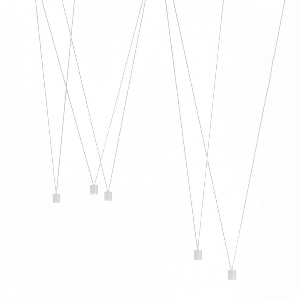 Pendant Lamp Collection-Lighting > Pendant Lights-casanuva-5 heads-White-casanuva