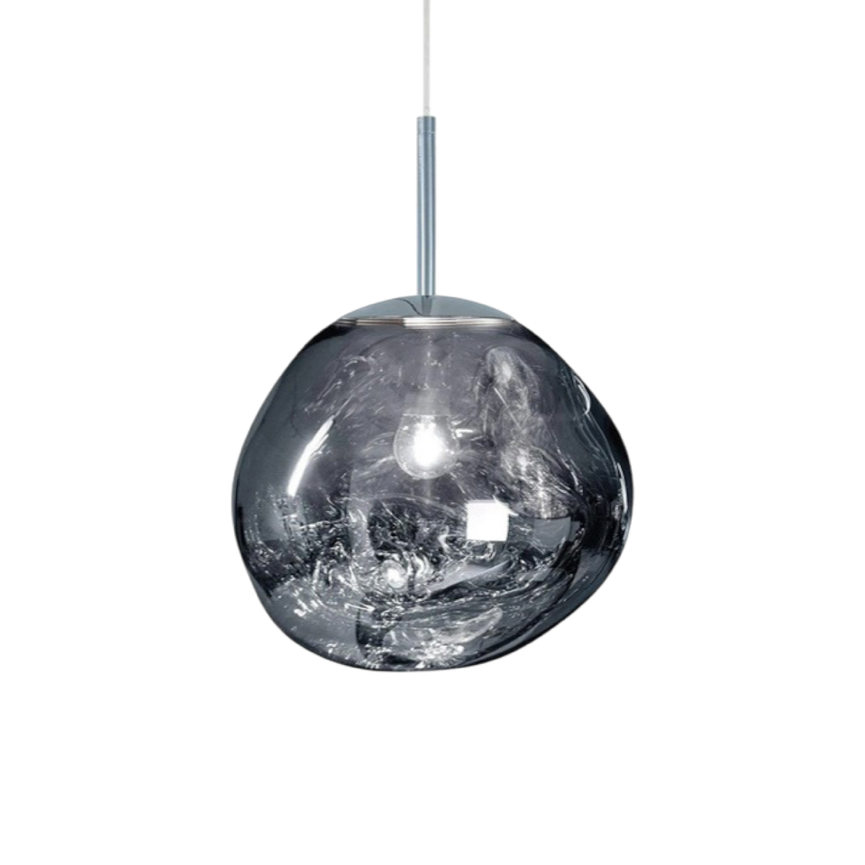 Pendant Lamp Melt Design-Lighting > Pendant Lights-casanuva-Silver-18 cm-casanuva