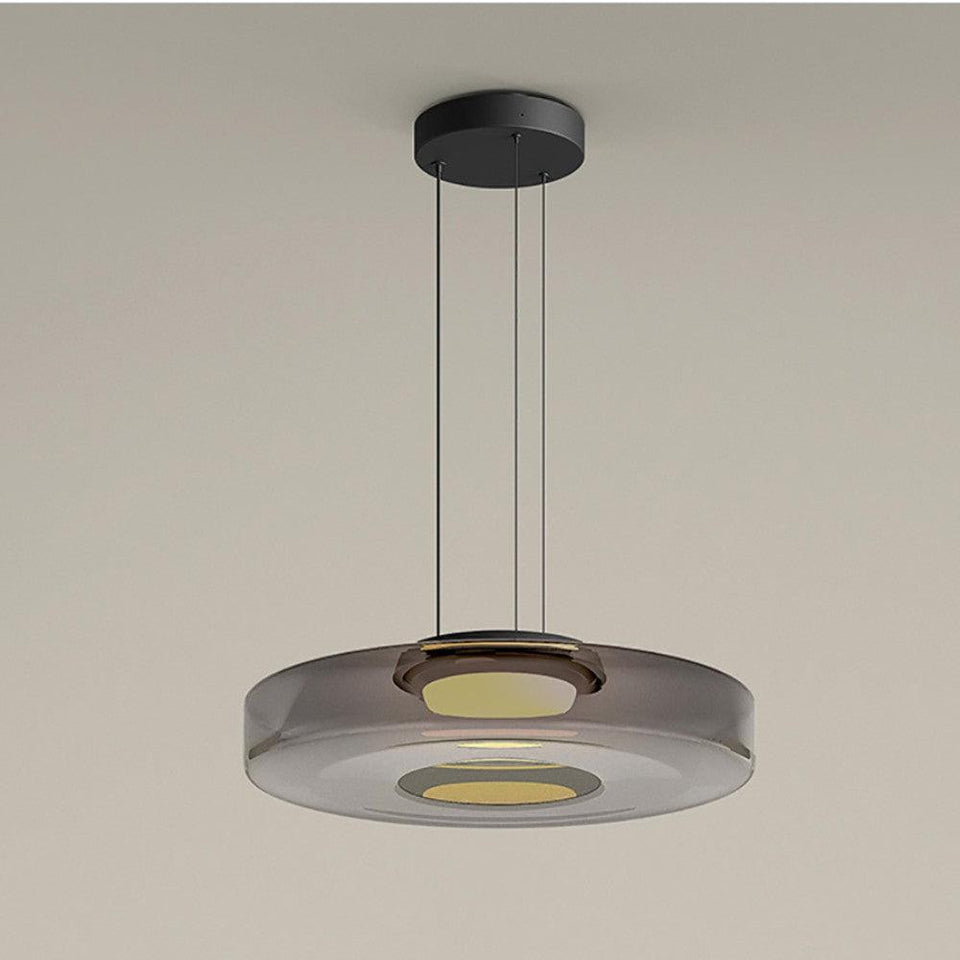 Pendant Light Levels Series Modern Design-Lighting > Pendant Lights-casanuva-25cmx11cm-Smoke Gray-Warm Light-casanuva