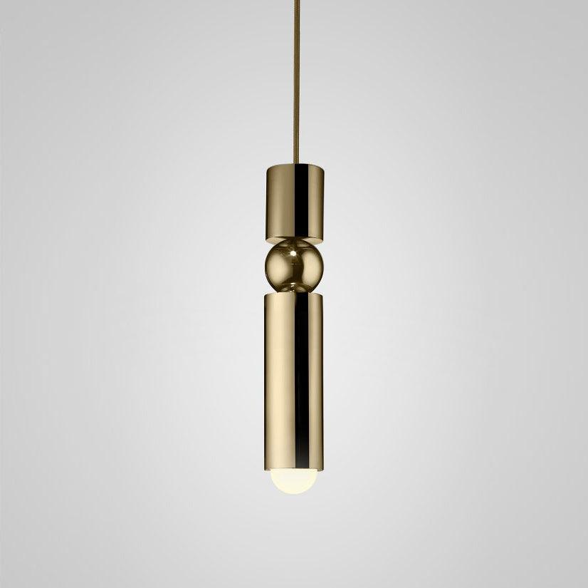 Pendant Light with Adjustable Height-Lighting > Pendant Lights-casanuva-6cmx36cm-Gold-casanuva