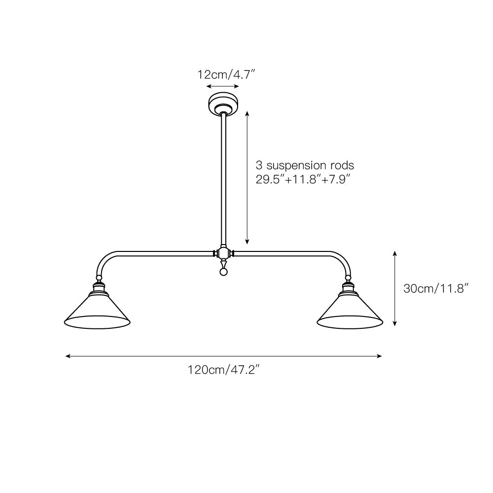 Pendant Light with Glass Shade-Lighting > Pendant Lights-casanuva-casanuva