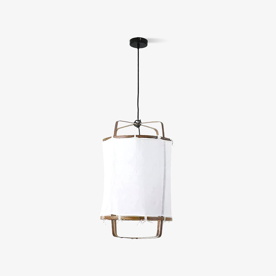 Pendant Light with Natural Fiber Shade-Lighting > Pendant Lights-casanuva-casanuva