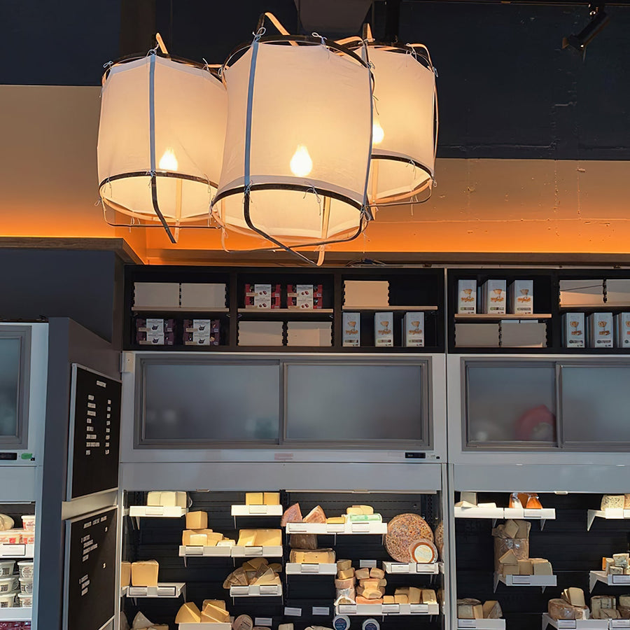 Pendant Light with Natural Fiber Shade-Lighting > Pendant Lights-casanuva-casanuva