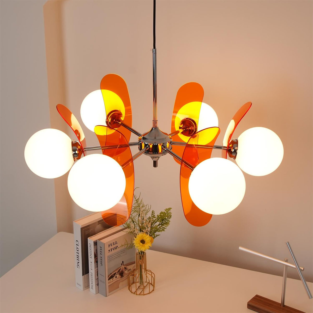 Phosphorescent Crystal Chandelier-Lighting > Chandeliers & Pendant Lights-casanuva-casanuva