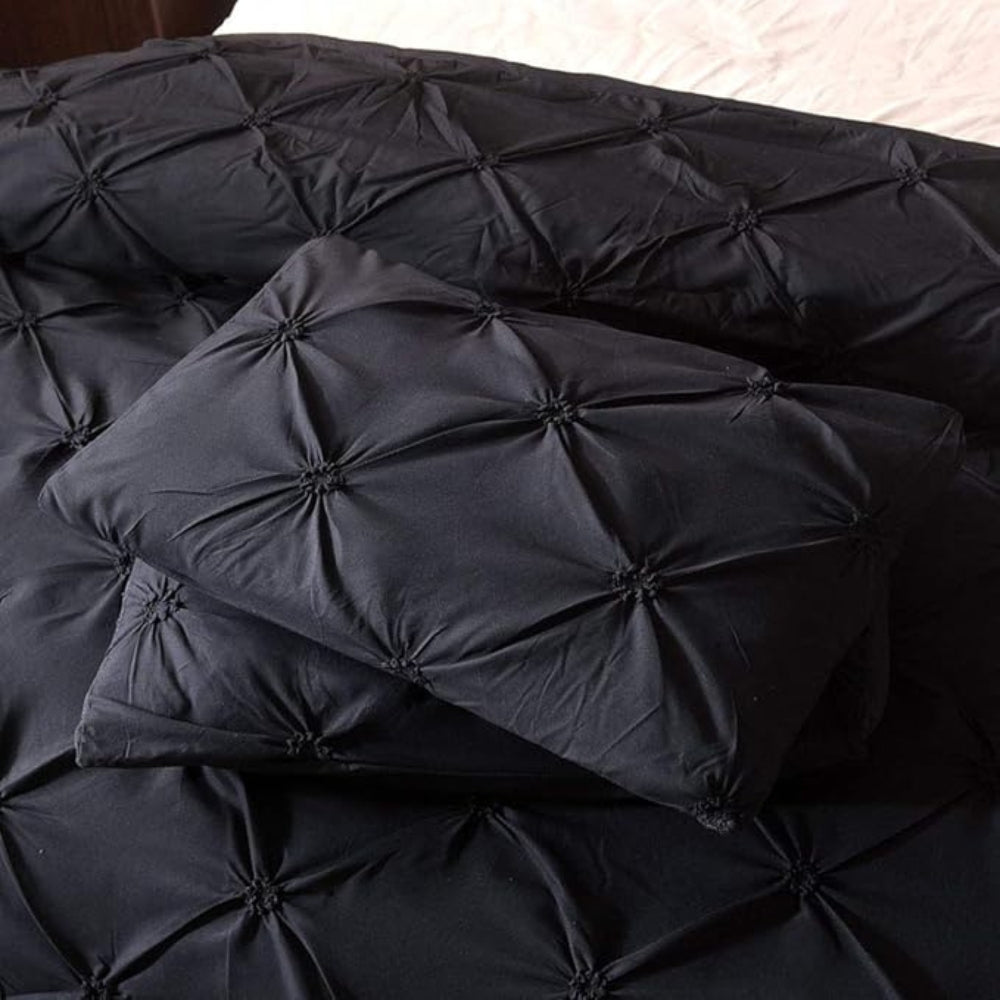 Pintuck Duvet Cover Set 3 Pieces-Bedding & Bath > Bedding Sets-casanuva-casanuva