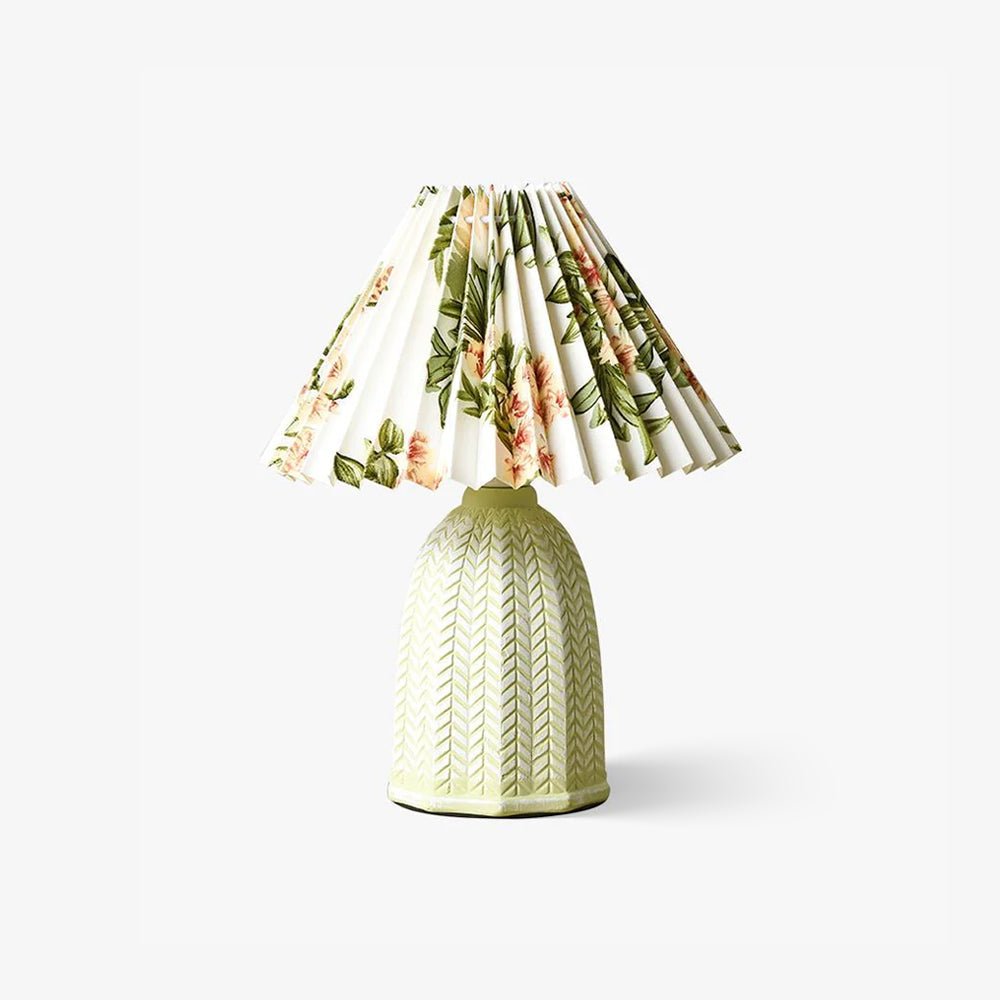 Pleated Vintage Table Lamp-Lighting > Table Lamps-casanuva-casanuva