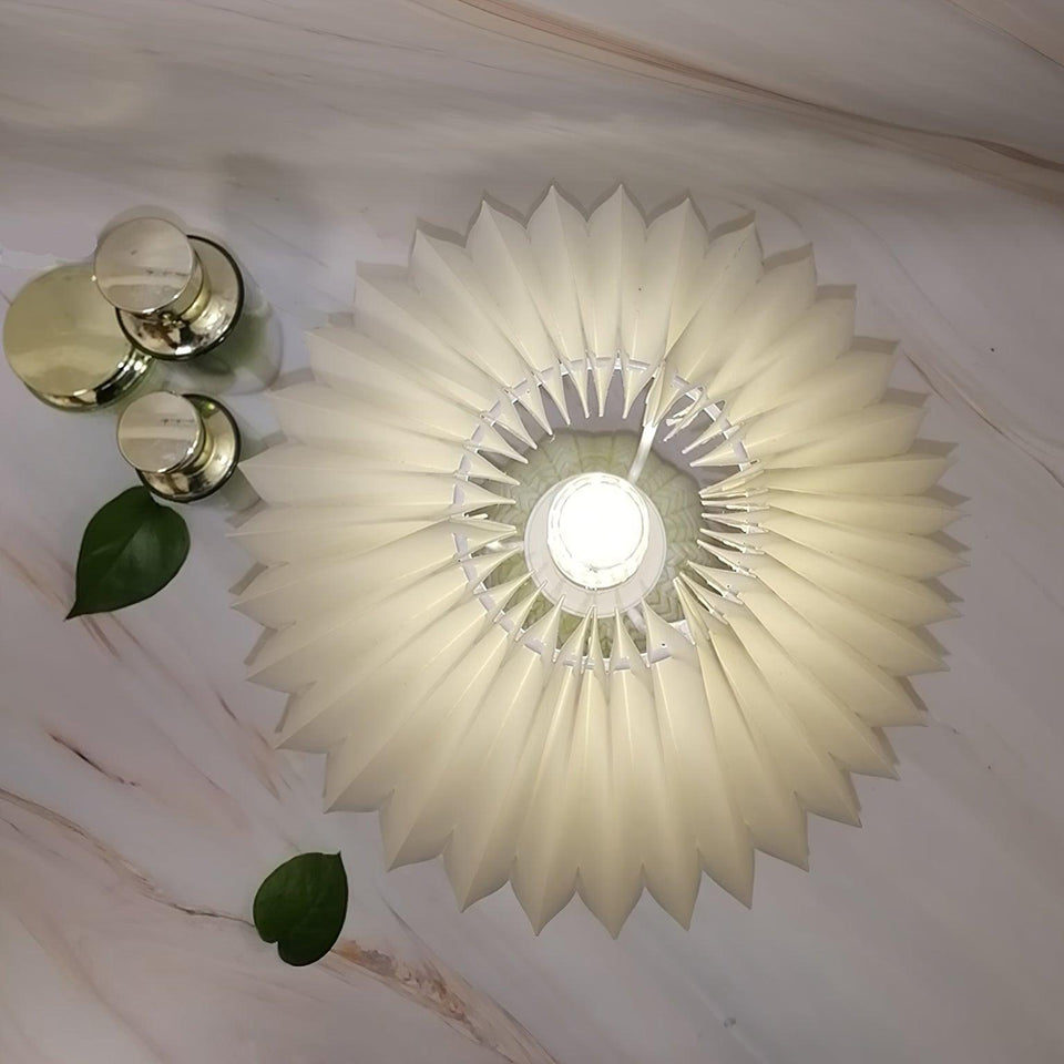 Pleated Vintage Table Lamp-Lighting > Table Lamps-casanuva-casanuva
