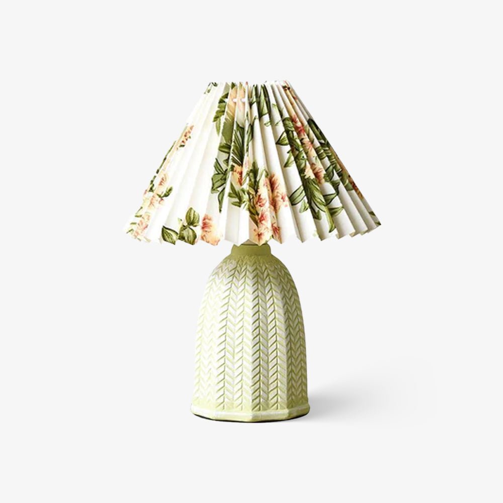 Pleated Vintage Table Lamp-Lighting > Table Lamps-casanuva-casanuva