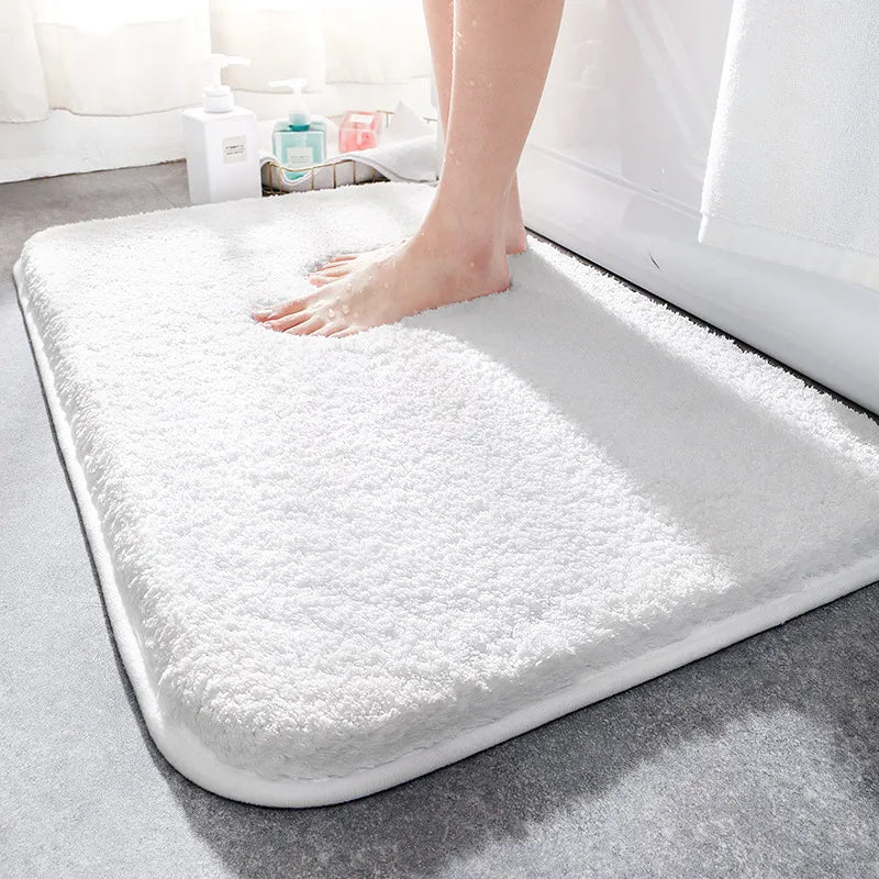Plush Cloud Comfort Bath Rug-Bedding & Bath > Bath Mats-casanuva-White-Small - 40x60cm-casanuva