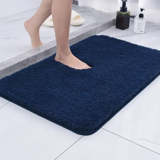 Plush Fur Bath Rug-Bedding & Bath > Bath Mats-casanuva-Blue-Small (16"x24")-casanuva