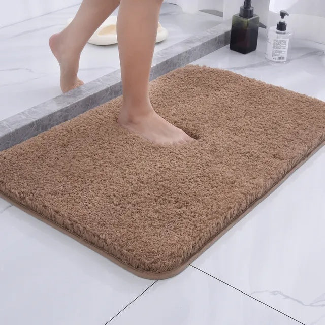 Plush Fur Bath Rug-Bedding & Bath > Bath Mats-casanuva-Camel-Small (16"x24")-casanuva