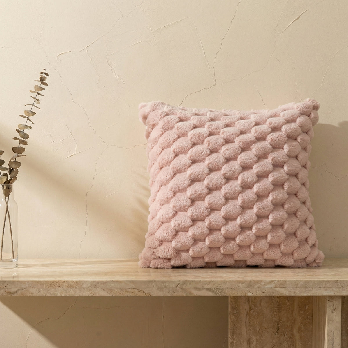 Plush Marshmallow Cushion Cover Soft Decorative Pillowcase-Covers & Textiles > Cushion Covers-casanuva-casanuva