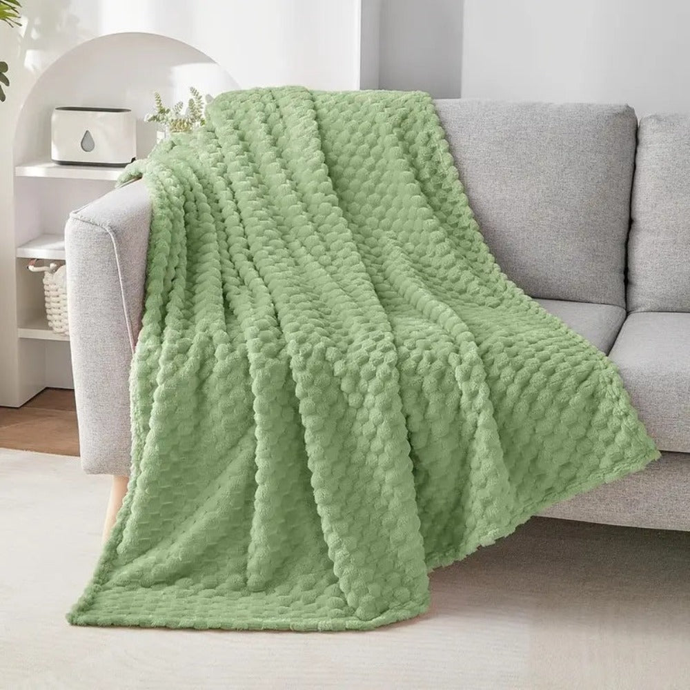 Plush Marshmallow Throw Blanket-Bedding & Bath > Blankets-casanuva-Green-40"x59"-casanuva