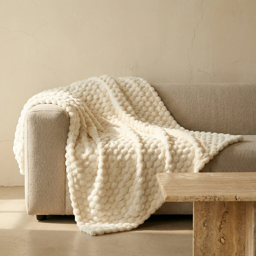 Plush Marshmallow Throw Blanket-Bedding & Bath > Blankets-casanuva-casanuva