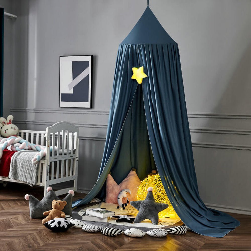 Polyester Canopy for Children's Room-Bedding & Bath > Bedding Sets-casanuva-Blue-casanuva