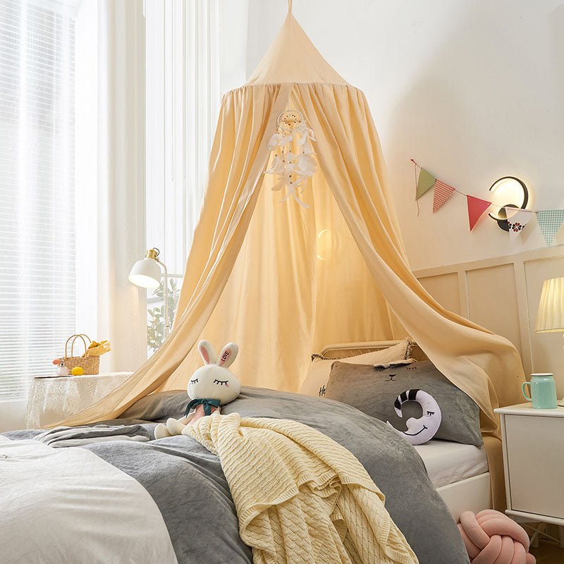 Polyester Canopy for Children's Room-Bedding & Bath > Bedding Sets-casanuva-Khaki-casanuva