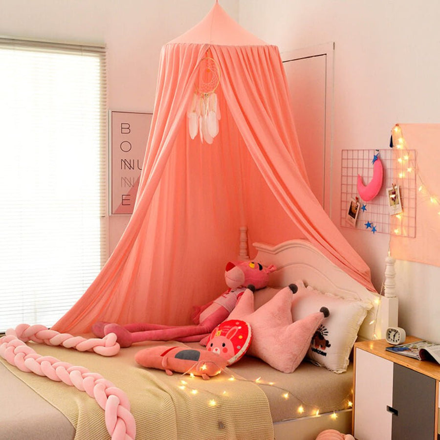 Polyester Canopy for Children's Room-Bedding & Bath > Bedding Sets-casanuva-Pink-casanuva