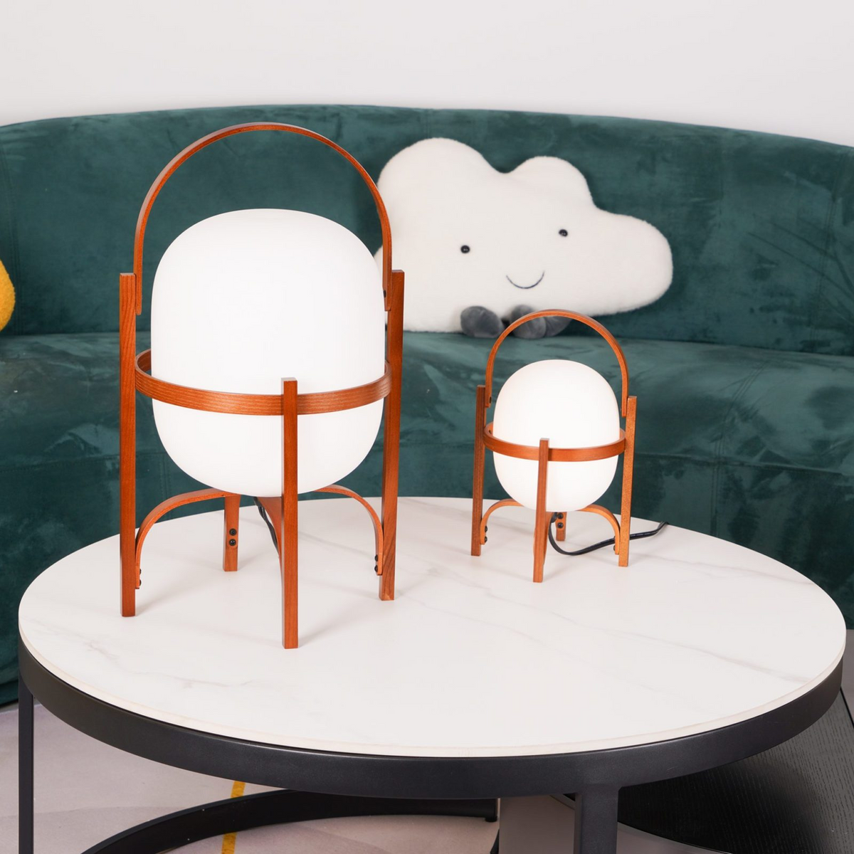 Portable Glass Table Lamp-Lighting > Table Lamps-casanuva-casanuva