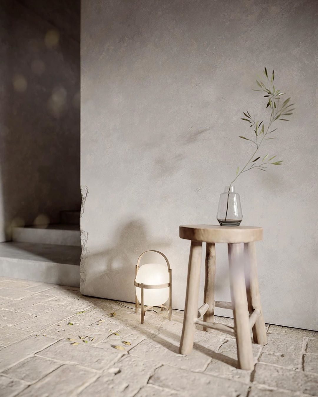 Portable Glass Table Lamp-Lighting > Table Lamps-casanuva-casanuva