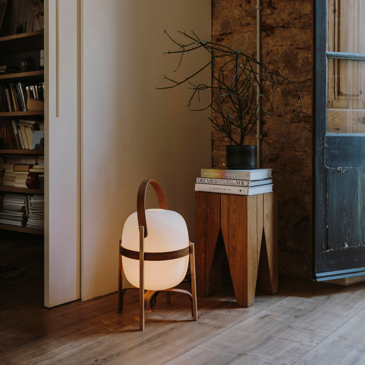 Portable Glass Table Lamp-Lighting > Table Lamps-casanuva-casanuva