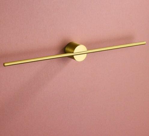 Portable Towel Rack Minimalist Metal Design-Bedding & Bath > Bathroom Accessories-casanuva-Long-Gold-casanuva