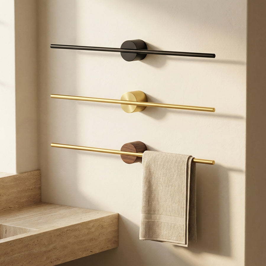 Portable Towel Rack Minimalist Metal Design-Bedding & Bath > Bathroom Accessories-casanuva-casanuva