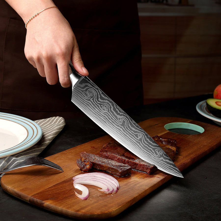 Professional Chef Knife Set with High Carbon Stainless Steel Blades-Kitchen & Dining > Knives-casanuva-casanuva