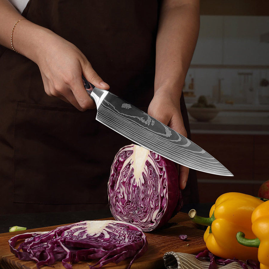 Professional Chef Knife Set with High Carbon Stainless Steel Blades-Kitchen & Dining > Knives-casanuva-casanuva